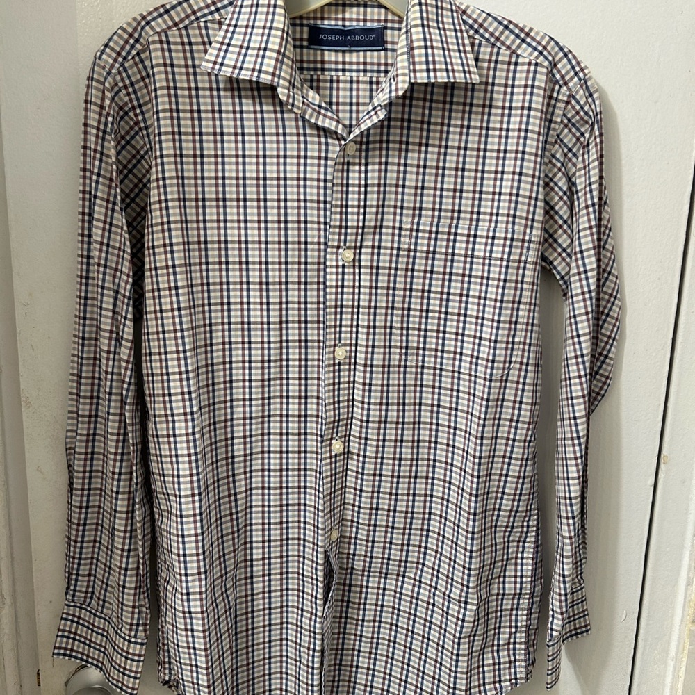 Boys Joseph Abboud Long Sleeve Button Down, Size 14